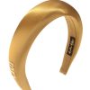 golden satin padded headband
