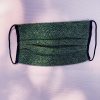 mascherina verde in lurex - Leontine Vintage