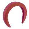 lurex pink headband - leontine vintage