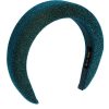 lurex headband turquoise