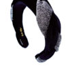 Black lurex braided headband