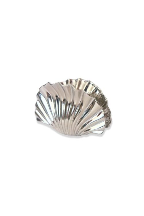 SMALL SHELL CLAW SILVER