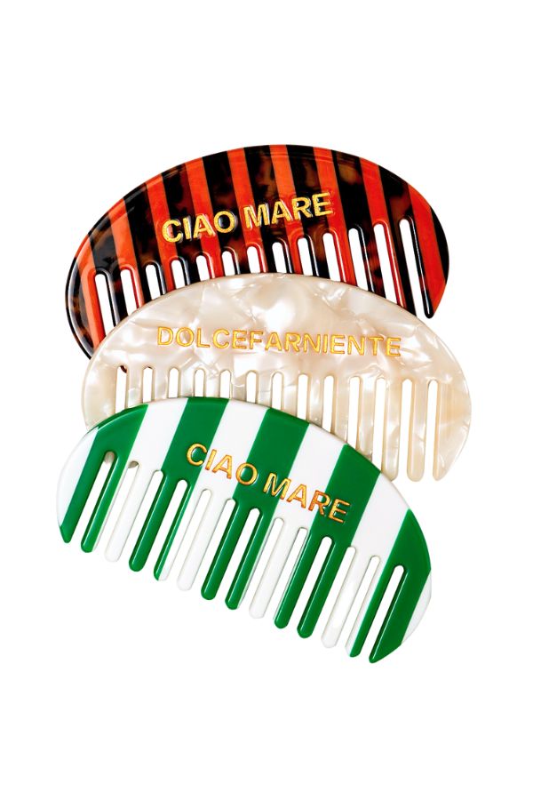 Pettine Ciao Mare Orange Black - immagine 3